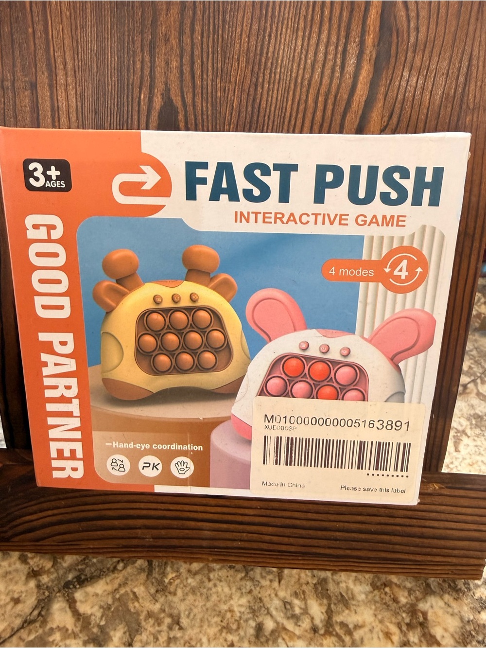 FAST PUSH Interactive Game - Yellow & Pink Kids Toy
